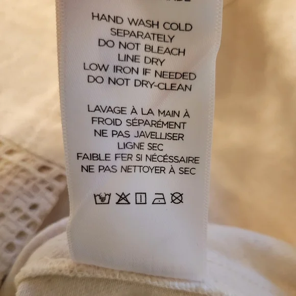 Loeffler Randall Shacket Cream Scottie Broderie Chore Jacket Large